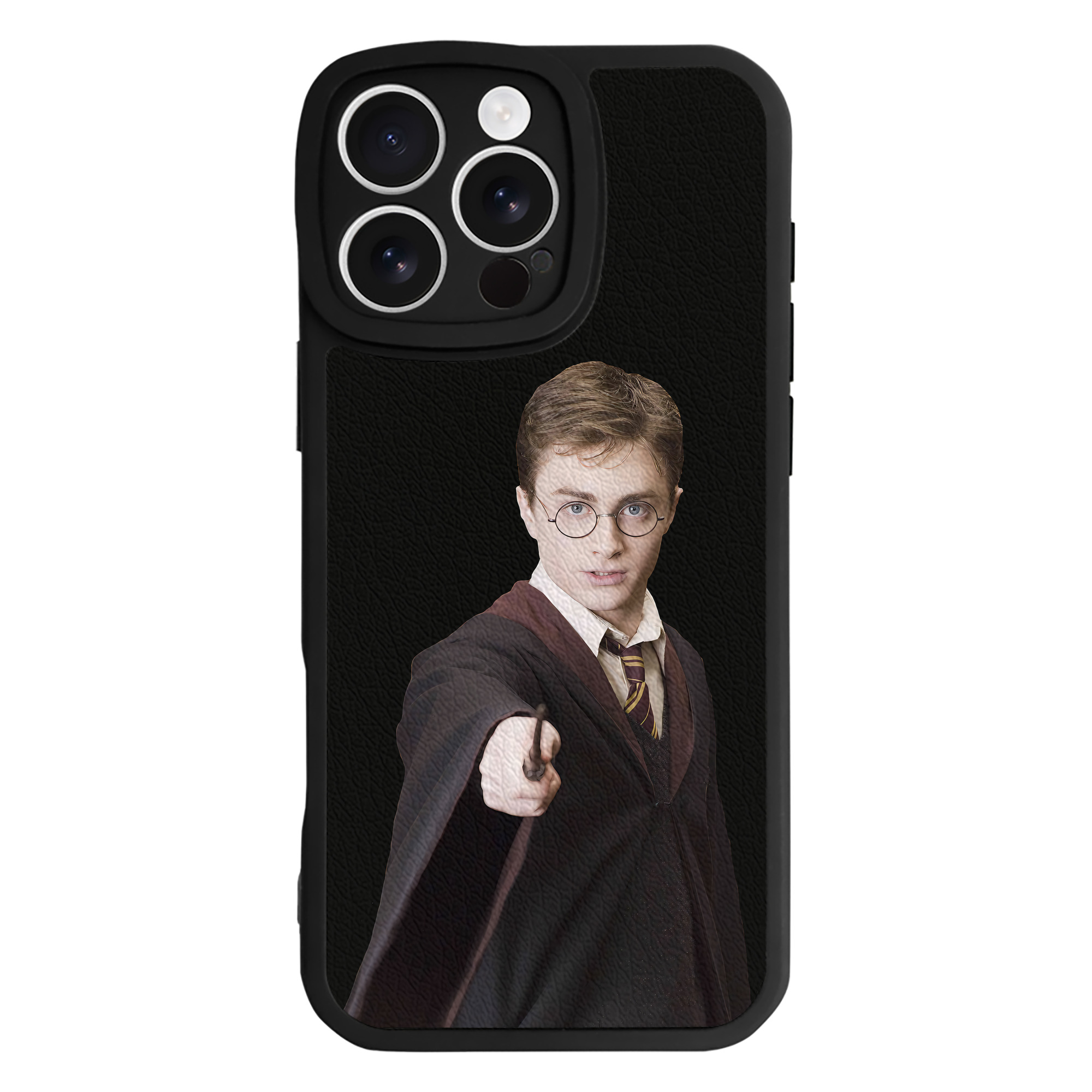 （画像用） Harry Potter ハリー・ポッターシリーズ 【iPhone 16シリーズ対応】シリコンスマホケース（レザー調） 材質：シリコン